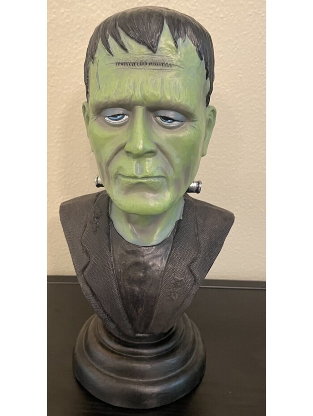 Ashland Midnight Moon Frankenstein Bust Figurine Monster Halloween 10" Resin